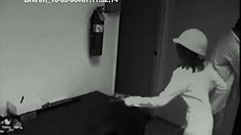 Engineer Couple Blowjob Fucking While In Work Caught In Cam