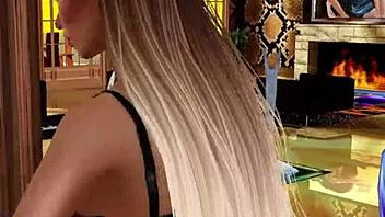 3d sexy stripper pt2