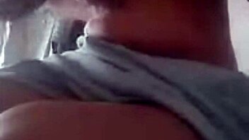 my indian wife pressing her huge massive boobs tight.