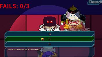 Big busty android 21 boob paizuri in kame paradise.