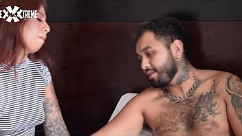 Sexy Latina Spies On Stepbrother, Then Fucks His Monster Cock With Big Ass And Tits.