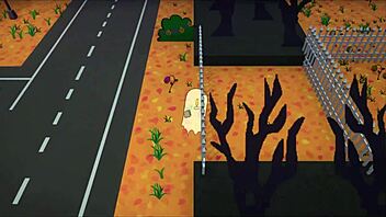 Bunny maid puts duster in butt