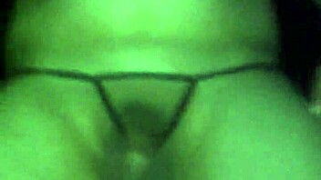 outdoor oiling with nipples and thong