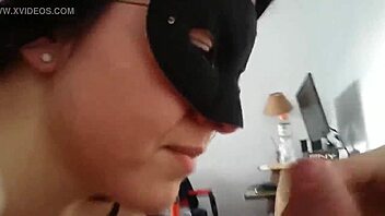 sucking big balls while bent over for doggystyle?