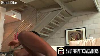 Muff diving and pussy licking in a hot black porn video