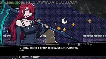 Hentai game pornplay episode 2: Redhead with big tits gets creampied