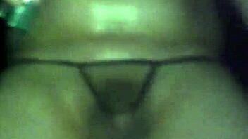 outdoor oiling with nipples and thong