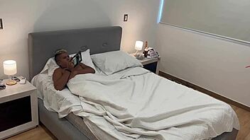 curvy latina stepsister gets creampied by stepbro in sneaky homemade clip