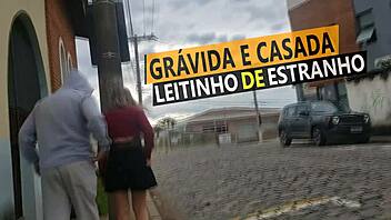 Pregnant Cristina Almeida Takes Stranger's Cum In The Car