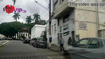 Pregnant Cristina Almeida Takes Stranger's Cum In The Car