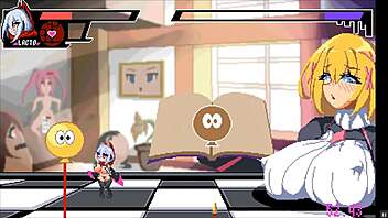 buzama hentai fight game ep 3 fighting a giant pervert transforming bodies with magic