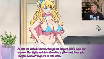 what's galko-chan up to on the casting couch at waifu hub? something steamy for sure.