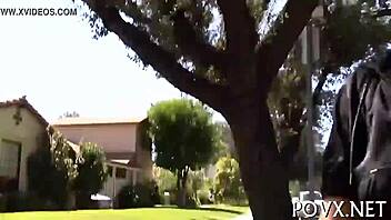 Adorable teen 18+ slut bent over for hardcore doggystyle sucking 😍