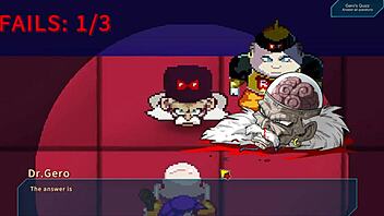 Big busty android 21 boob paizuri in kame paradise.