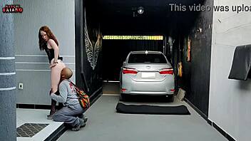 Wife surprises husband with sensual outfit, he fucks her ass until she begs to stop