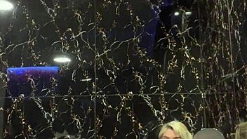 blonde performs handjob in jacuzzi with instructions