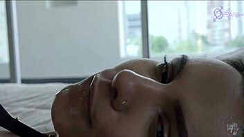 Latina teen babe enjoys anal fucking with robot