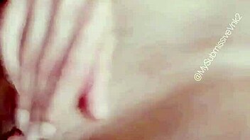 latina babe masturbates with big nipples as her hand goes deep inside