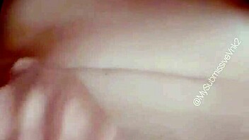 latina babe masturbates with big nipples as her hand goes deep inside