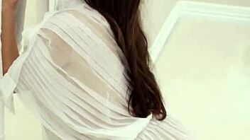 This Mormon babe jumps on an older stud for wild hardcore fun.