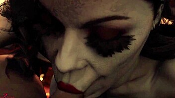 Den sidste landsbyboer Alcina Dimitrescu dominerer i tegneserie femdom