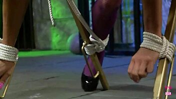 Two naughty hotties get bound and punished for their misbehavior