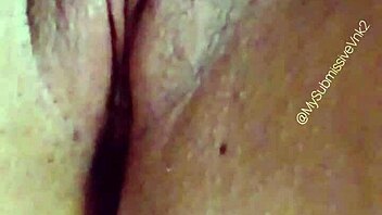 latina babe masturbates with big nipples as her hand goes deep inside