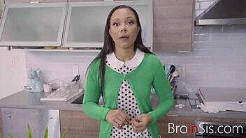 Adriana Maya cheats with stepbrother in doggy