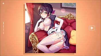 hentai girl fantasy slowly undressing her beautiful ass and pussy for you 😘