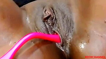 Interracial blowjob and masturbation with a black girl