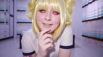 Horny Toga Himiko Teases With Sexy Feet And Squirts!