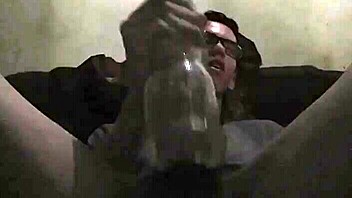 Gay Man Plays With Toy In Intimate Session