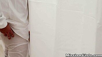 This Mormon babe jumps on an older stud for wild hardcore fun.