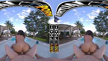 Experience the ultimate pleasure with Skyla's outdoor POV in VR