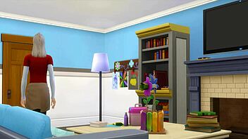 stepsister helping her stepbrother suffering from a sudden breakup