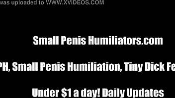 Your small penis feels so useless to me in this humiliation session