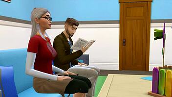 stepsister helping her stepbrother suffering from a sudden breakup