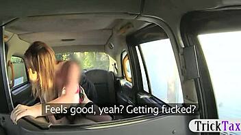 Big Natural Tits Whore Fucked by Driver