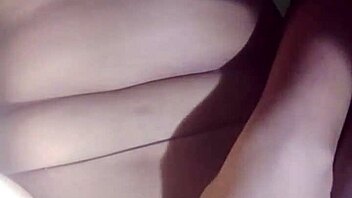 Lesbian girls play homemade videos in bedroom with friends.