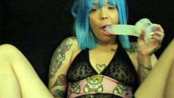 Brooklyn Love Strips and Fucks Dildo Hardcore in Hood