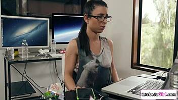 Two stunning brunettes indulge in lesbian pleasure