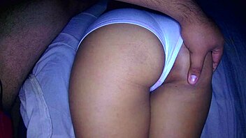 Mexican stepsister enjoys a sensual massage and pussy play