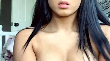 Watch this cute Asian undress and masturbate with dildo for you?