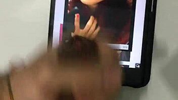 watch prettyslut11 receive a cum tribute from admirers with monster cocks