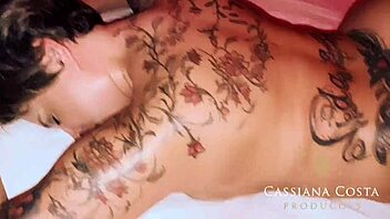 masculine threesome with the hot cassiana costa