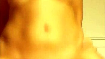 the girlfriend enjoys spending time with her partner in a homemade setting