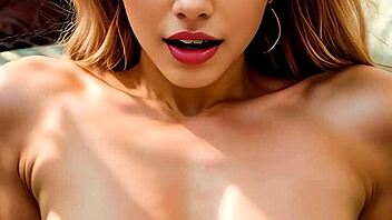 Busty MILF Nixie Pearl strips down and plays with herself