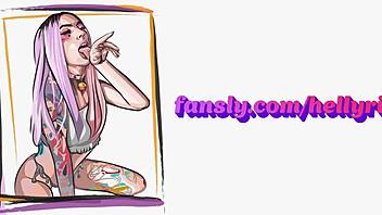 Redhead maid in stockings and heels