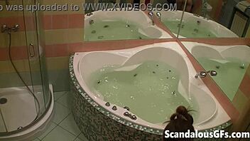 My Small 18+ Titties Girlfriend Climaxes While Masturbating In The Bathtub