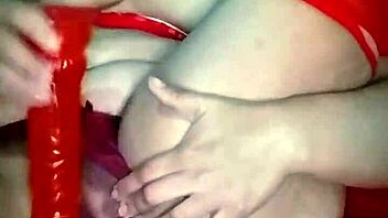 Your red-dressed latina neighbor touches herself 😏